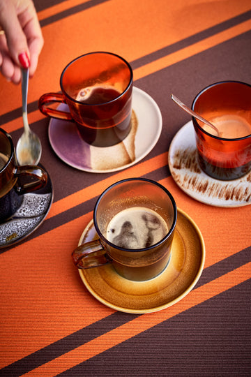 Ceramic 70s Saucers: BIG SUR (4)