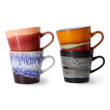 Load image into Gallery viewer, Ceramic 70s Americano Mugs (4) FRICTION