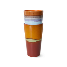 Load image into Gallery viewer, Ceramic 70s Latte Mugs (2) CLASH