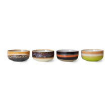 Load image into Gallery viewer, Ceramic 70s Dessert Bowls (4) HUMUS