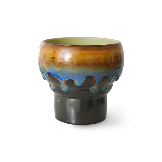 Ceramic 70s Lungo Mugs (2) MERGE