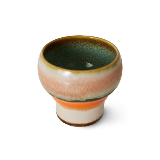 Ceramic 70s Lungo Mugs (2) BASALT