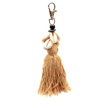 Load image into Gallery viewer, COWRIE Tassel Keychain