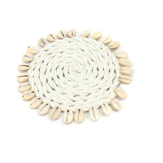Seagrass Shell Coasters