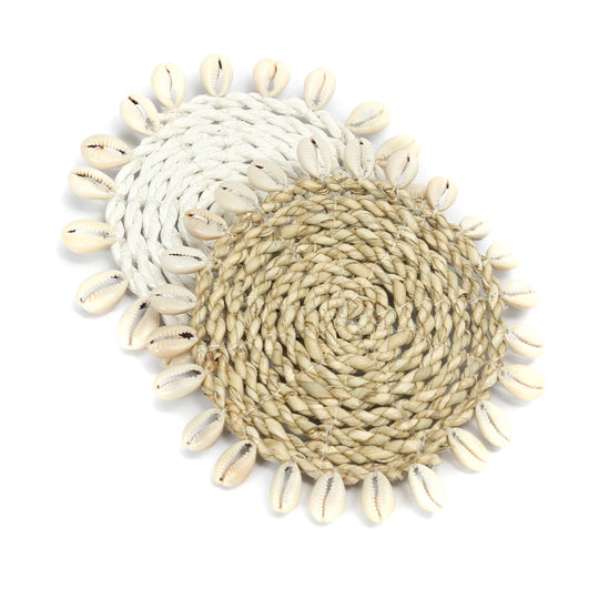 Seagrass Shell Coasters
