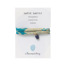 Load image into Gallery viewer, Sari Wrap Bracelet - Lapis Lazuli