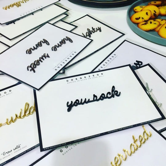 sticker quote - I've got a crush on the world