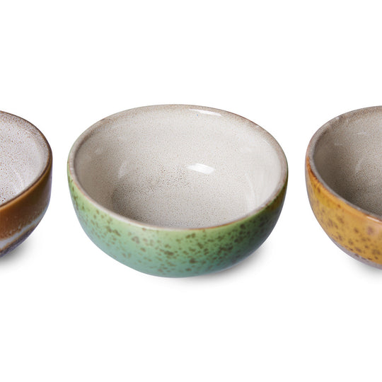 Ceramic 70s XS Bowls CASTOR