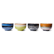 Load image into Gallery viewer, Ceramic 70s Noodle Bowls (4) GROOVY