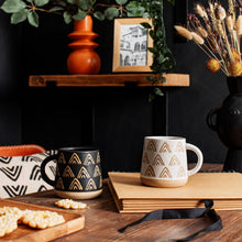 Load image into Gallery viewer, Wax Resist Triangles Mug