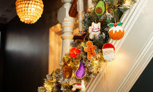 Load image into Gallery viewer, Yoga Santa - Felt Christmas Deco