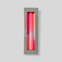 Load image into Gallery viewer, Neon Dip Dye Dinner Candles