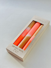 Load image into Gallery viewer, Neon Dip Dye Dinner Candles