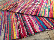 Load image into Gallery viewer, SHANTI Multi Rag Rug Large