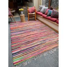 Load image into Gallery viewer, SHANTI Multi Rag Rug Small