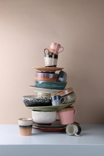 Ceramic 70s Noodle Bowls (4) ASTRA