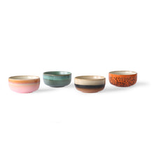 Load image into Gallery viewer, Ceramic 70s Dessert Bowls (4) SIRIUS