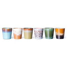 Load image into Gallery viewer, Ceramic 70s Coffee Mugs (6) PHOENIX