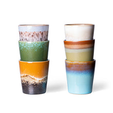 Load image into Gallery viewer, Ceramic 70s Coffee Mugs (6) PHOENIX