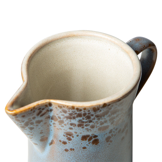 Ceramic 70s Milk Jug & Sugar Pot