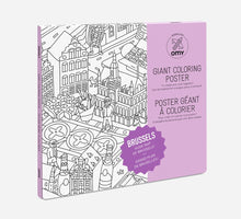 Load image into Gallery viewer, Giant Coloring Poster BRUSSELS