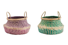 Load image into Gallery viewer, Seagrass Basket with Handles
