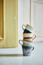 Load image into Gallery viewer, Ceramic 70s Cappuccino Mugs (4) METEOR