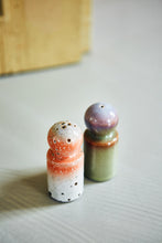 Load image into Gallery viewer, Ceramic 70s Pepper &amp; Salt Jar