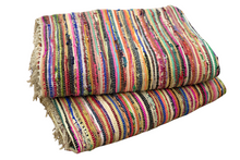 Load image into Gallery viewer, SHANTI Multi Rag Rug Large