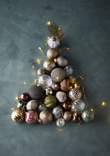Load image into Gallery viewer, Set of 2 Hand Painted Papier Maché Balls