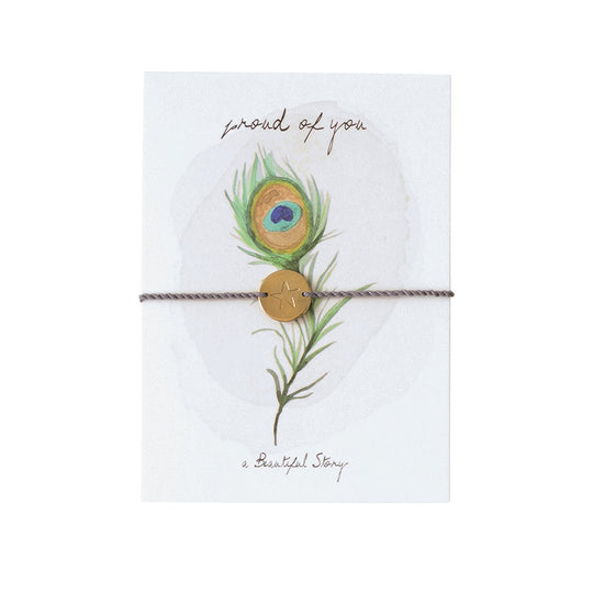 Jewelry Postcard "Proud of You"