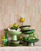 Load image into Gallery viewer, THE EMERALDS: CERAMIC BOWL ON BASE L