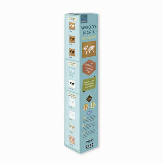 Europe Woody Map L Combo Pack