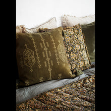 Load image into Gallery viewer, Embroidered Cushion Cover with Tassels 50/50