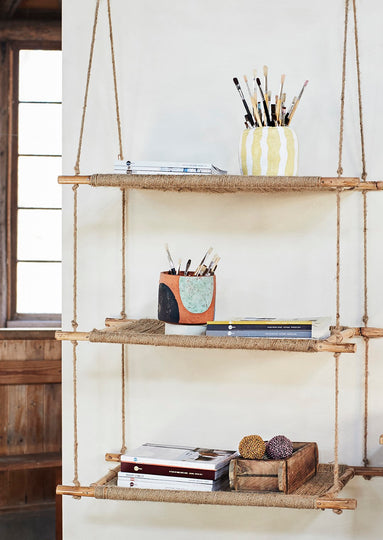 Hanging Jute Shelf