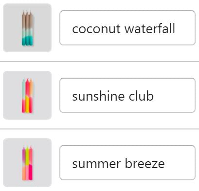 Neon Dip Dye Dinner Candles