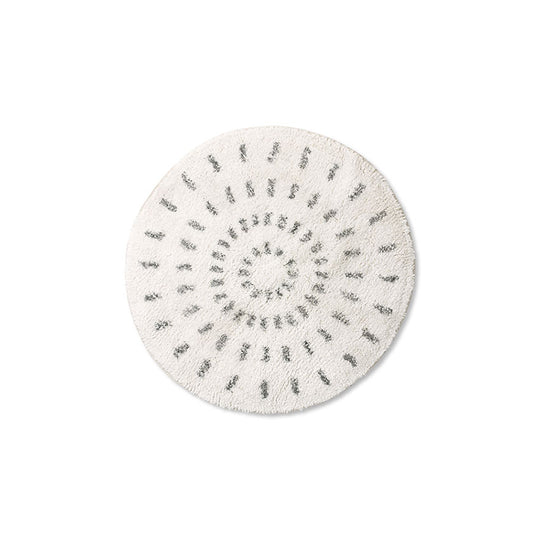 Round Swirl Bath Mat - Small