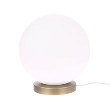 Load image into Gallery viewer, Large White Glass Ball Lamp
